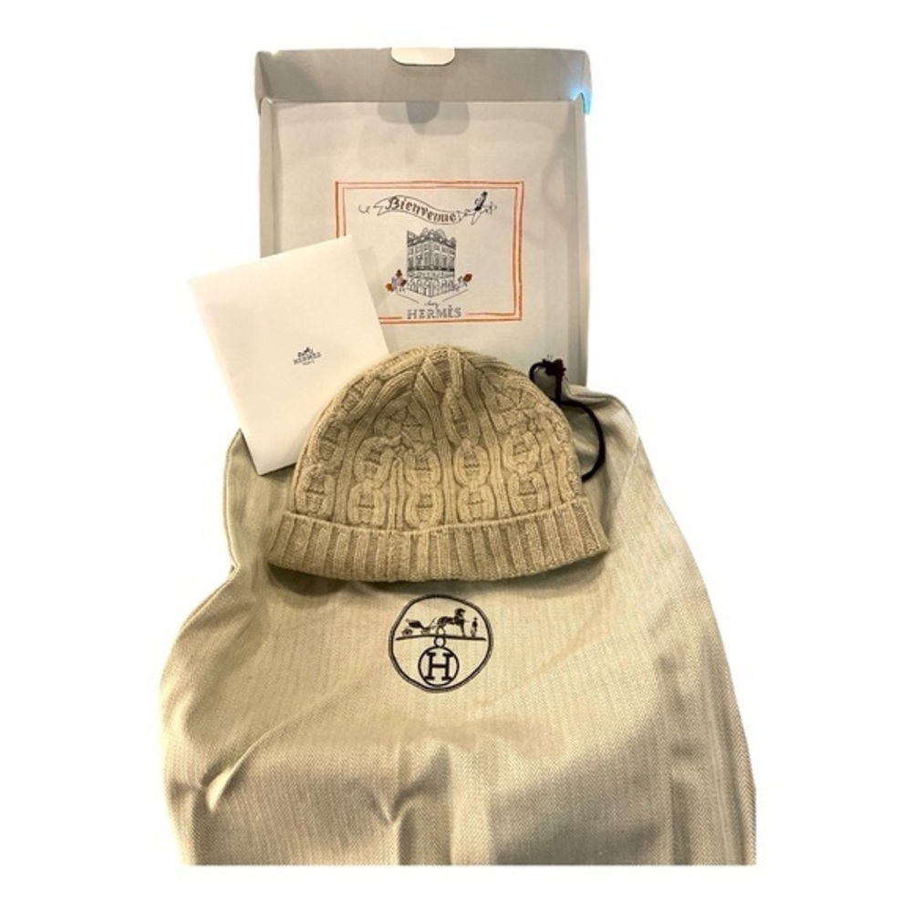 Hermès Tri-Maillon Cashmere Beanie - Size S, With Box & Dust Bag